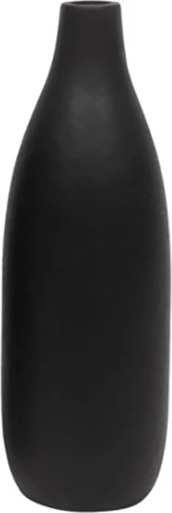 Vazo Solet, dru, ngjyrë e zezë, 10x10x36cm