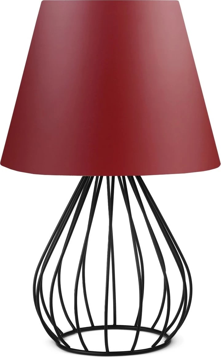 Set llambash tavoline, ngjyrë e kuqe, Opviq, AYD - 2601, 2 copë