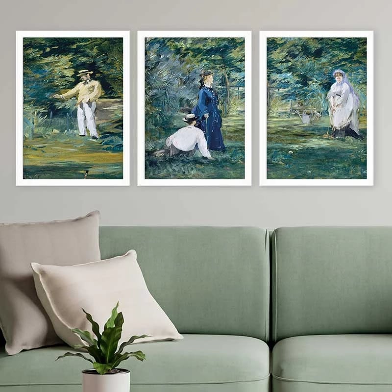 Pikturë dekorative me kornizë (3 copë), Wallity, 3BC_UN14535778_3545