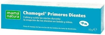 Xhel për mishrat e dhëmbëve për fëmijë DHU Ibérica Mama Natura Chamogel, 10g