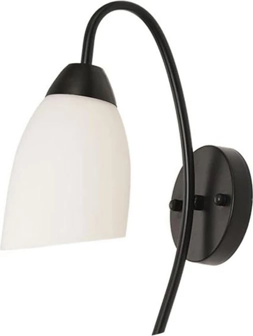 Dritë muri Berak, LED, metal, ngjyrë e zezë-bardhë, 10x10x17cm