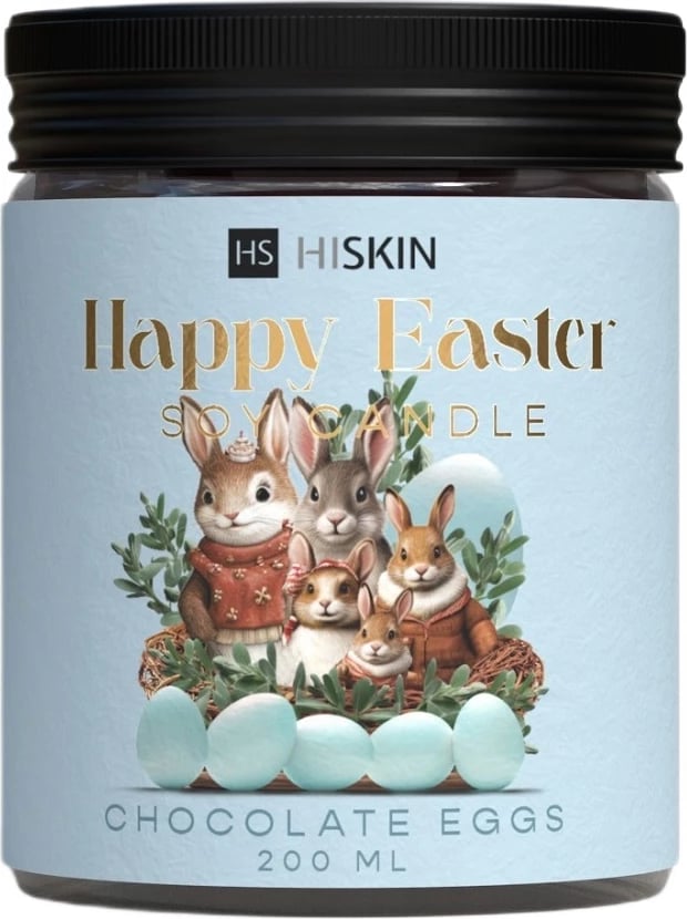 Qiri soje HiSkin Happy Easter Chocolate Eggs 200ml