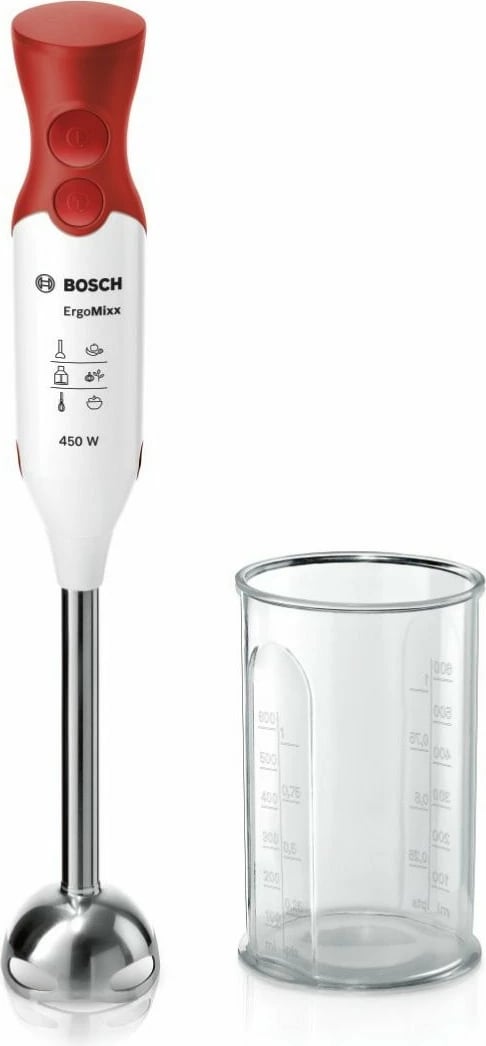 Blender zhytës Bosch MSM64110, 450 W, Kuq, Bardhë