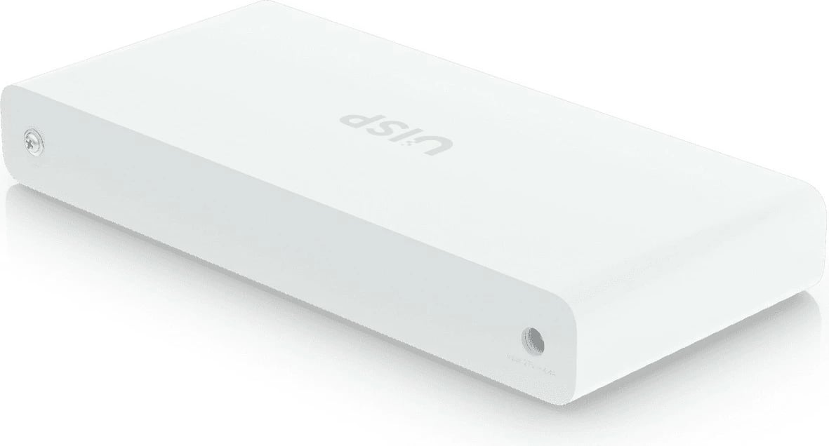 Switch Ubiquiti UISP-S PoE, 8 porta, Gigabit, e bardhë