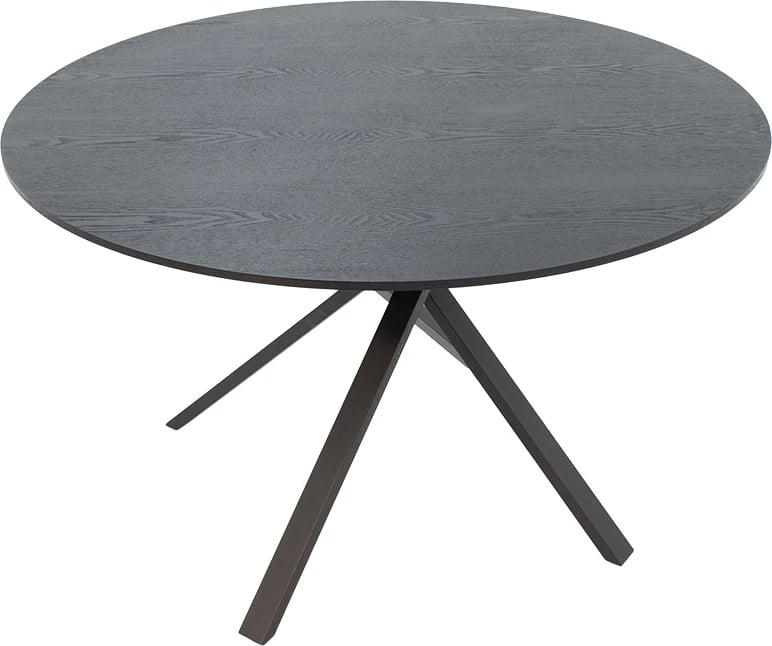 Tavolinë ngrënieje Cerco, MDF, e zezë, 120x75cm