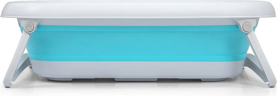 Vaskë bebe palosëse me kullesë, Milly Mally Aqua, termo-tapë sensore, 80x48x23 cm, blu