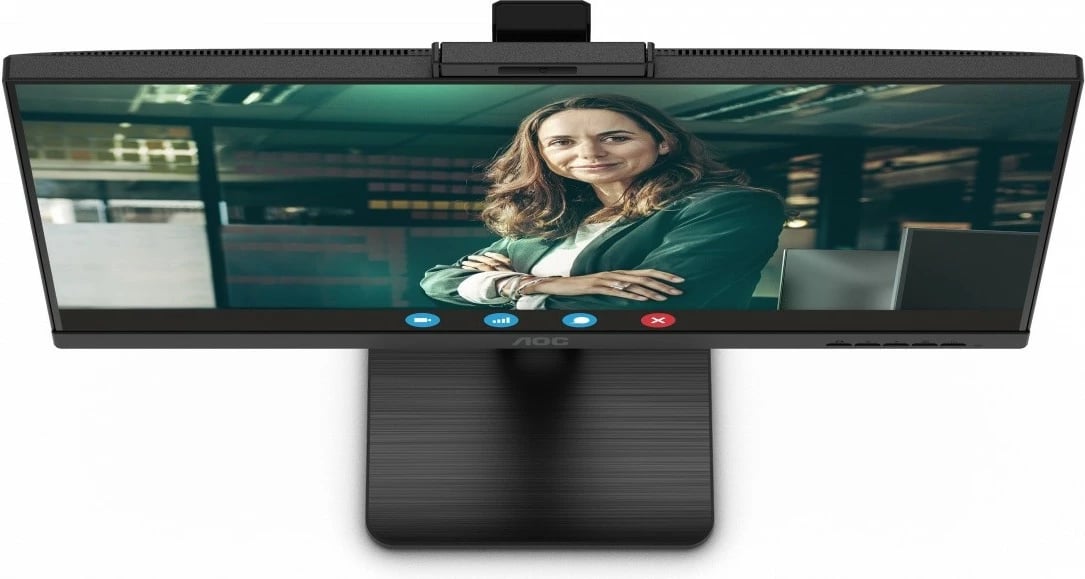 Monitor AOC Q27P3QW, 27", IPS, QHD, Pivot, Kamera, E zezë