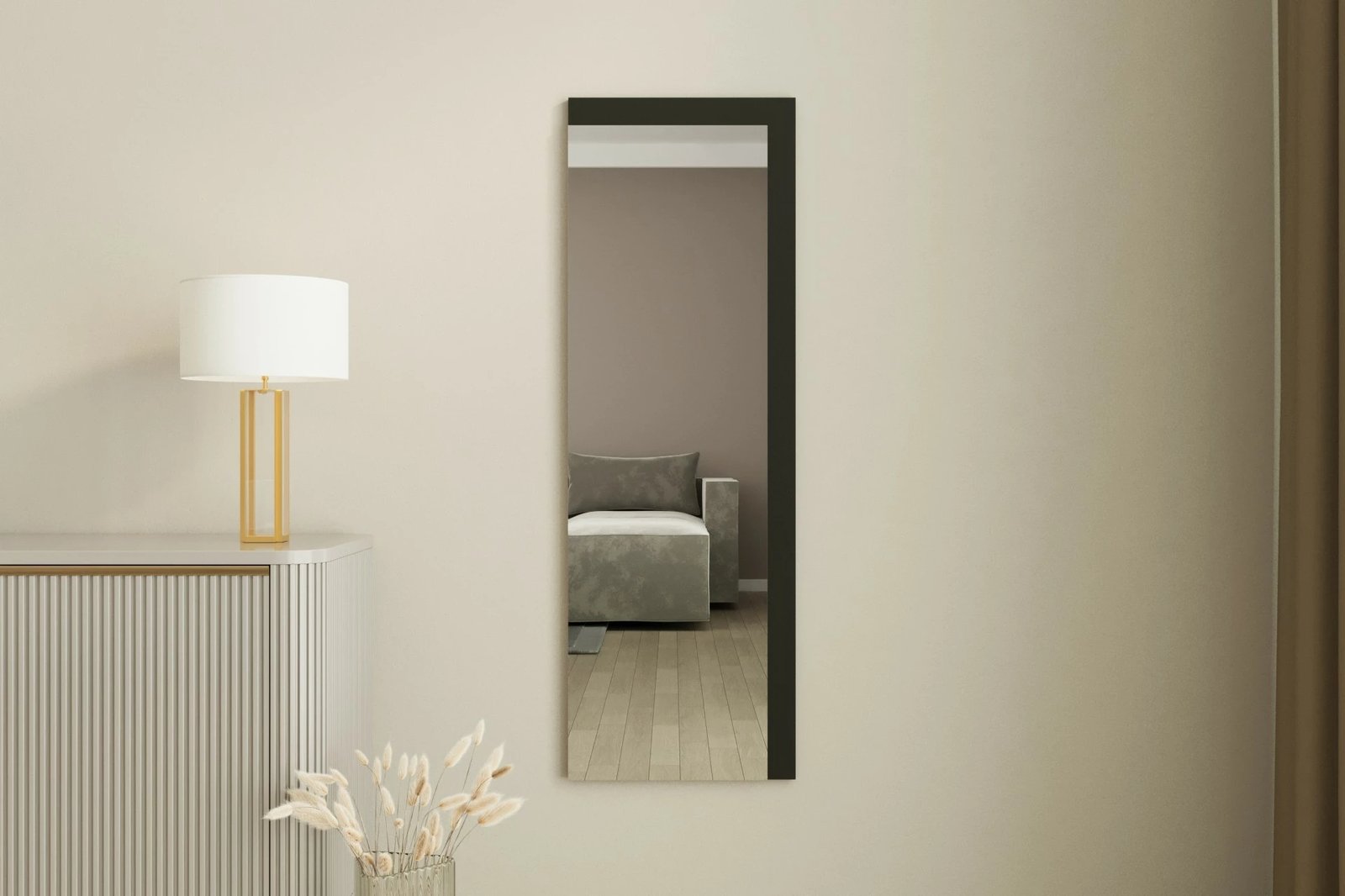 Pasqyrë Hanah Home, Lariya, e bardhë dhe e zezë