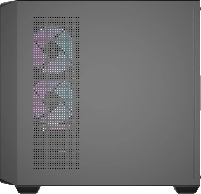 Kasë Darkflash DS900WD me 4 ventilatorë, Midi Tower, xham i fortë, ATX, e zezë