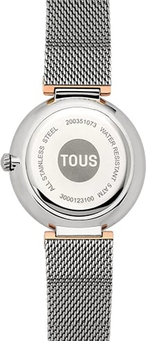 Orë dore TOUS 3000132100, për femra, argjendtë/rozë