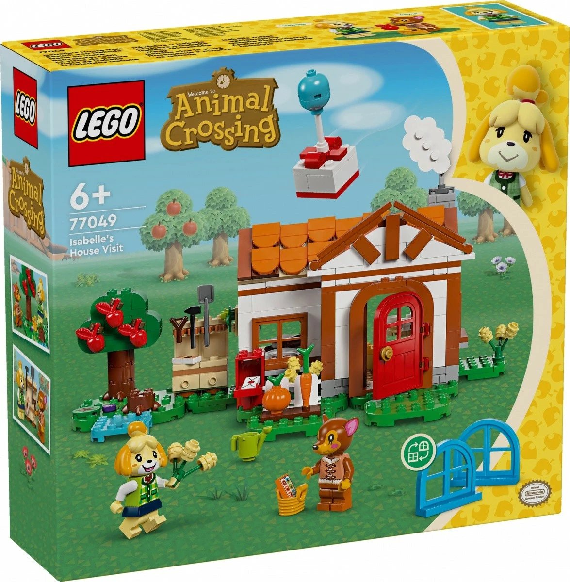 Set LEGO Animal Crossing Isabelle's Visit 77049, 389 pjesë, me dy minifigura, për fëmijë, shumëngjyrësh Set LEGO Animal Crossing Isabelle's Visit 77049, 389 pjesë, me dy minifigura, për fëmijë, shumëngjyrësh