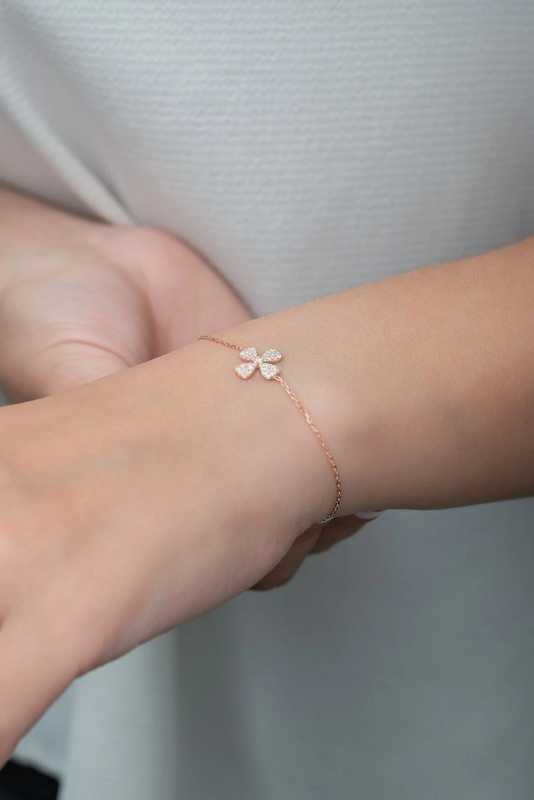 Byzylyk argjendi, ngjyrë rozë e bardhë, Jumeon, TRDYL767