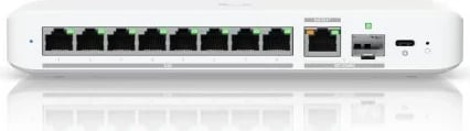 Switch Ubiquiti UniFi Flex 2.5G, 8 porte, Managed, PoE, i bardhë