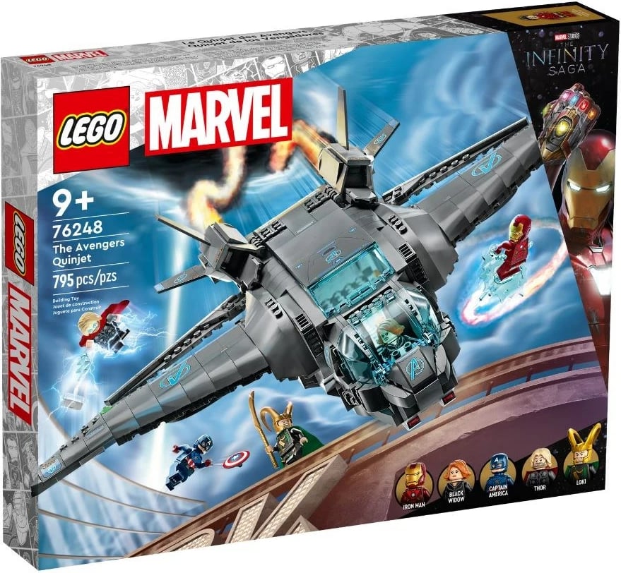 Lodër për fëmijë LEGO Super Heroes, The Avengers Quinjet