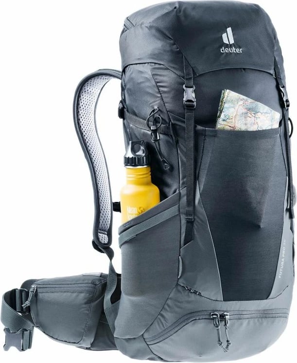 Çantë shpine Deuter, unisex, e zezë Çantë shpine Deuter, unisex, e zezë