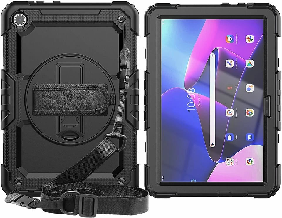 Mbështjellës Tech-Protect Solid360 për Lenovo Tab M10 10.1" (3rd Gen) TB-328, i zi