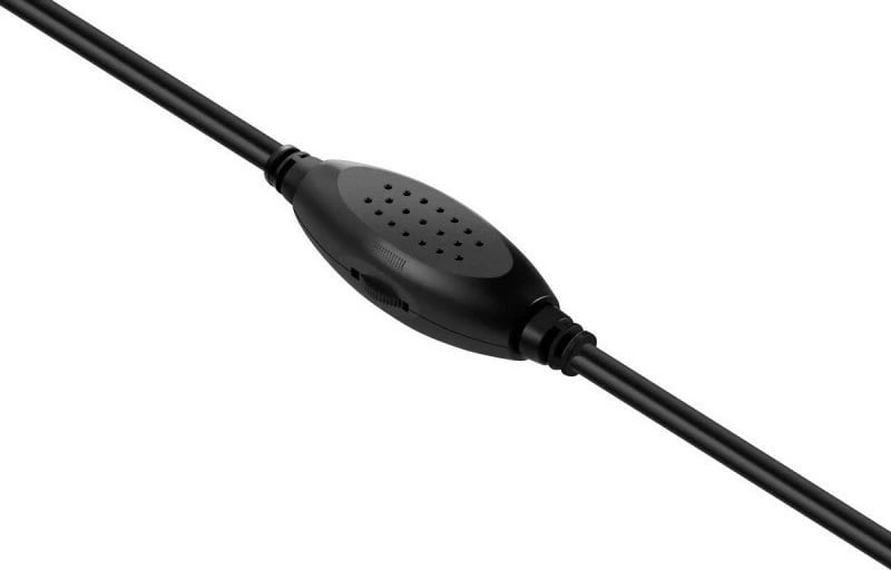 Altoparlantë për kompjuter, Defender J3 (65963), sistem 2.0 6W, USB me AUX, me LED, e zezë