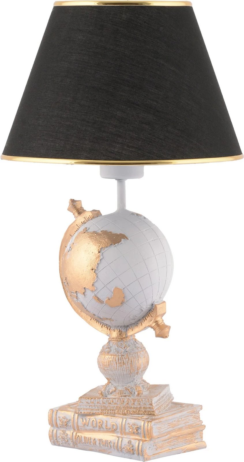Llambë tavoline Opviq, World, e zezë, e bardhë