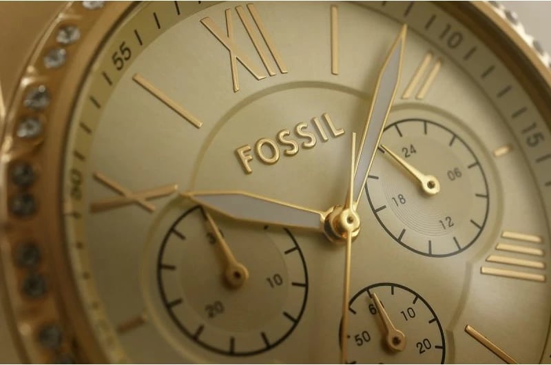 Orë dore për femra Fossil, të arta