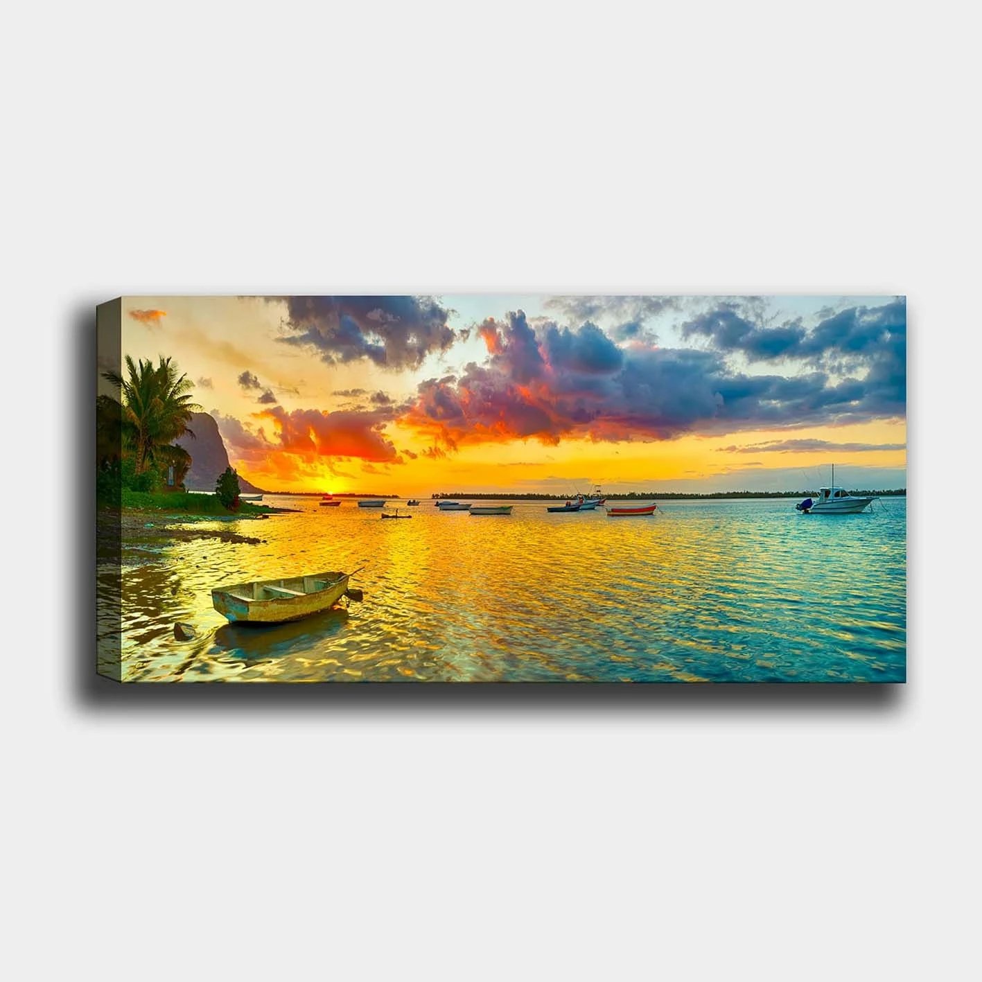 Pikturë dekorative në kanavacë, shumëngjyrëshe, Wallity, YTY745431814_50120, 50x120cm