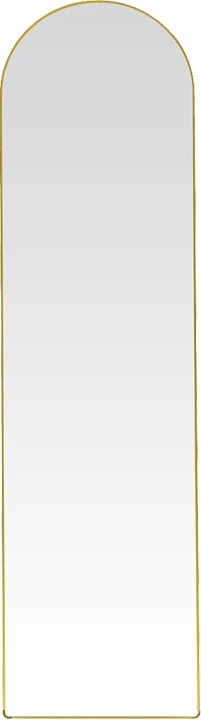 Pasqyrë dyshemeje Plaza I, alumin, ngjyrë ari, 50x28x160cm