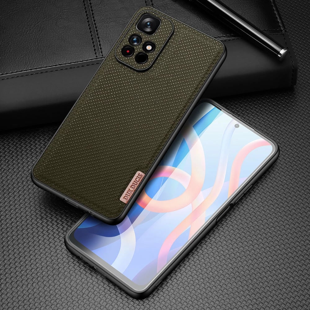 Mbështjellës Dux Ducis Fino për Xiaomi Poco M4 Pro 5G, najlon, i gjelbër