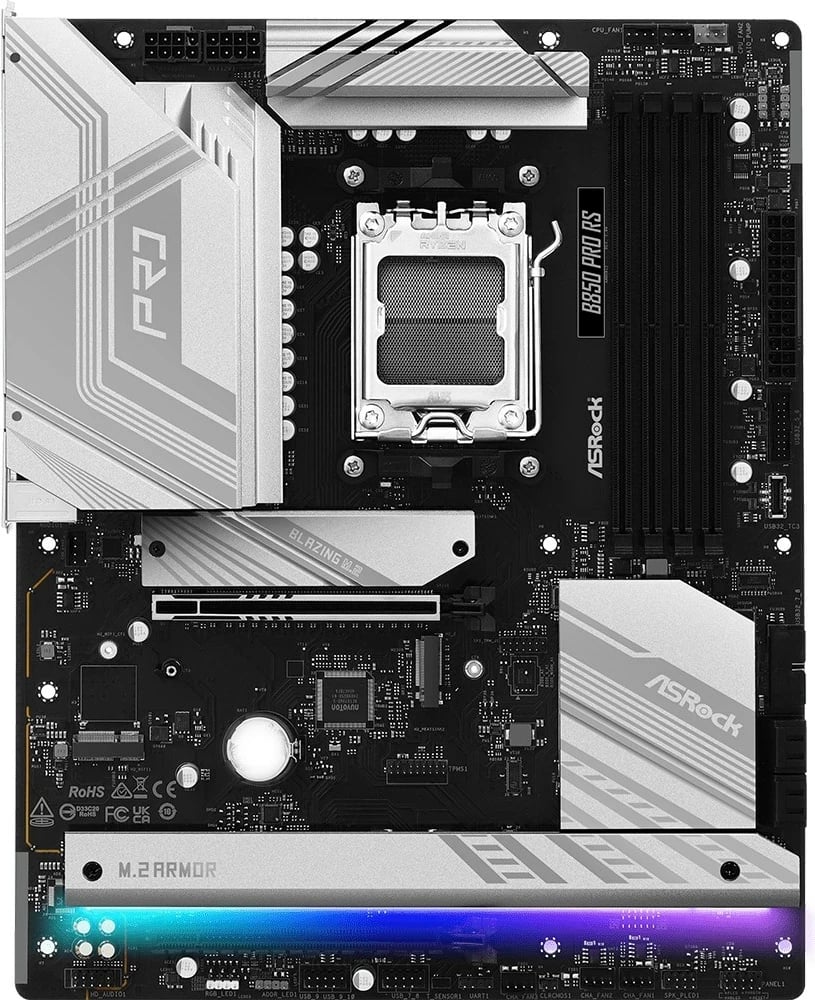 Pllakë amë Asrock B850 Pro RS, Socket AM5, ATX