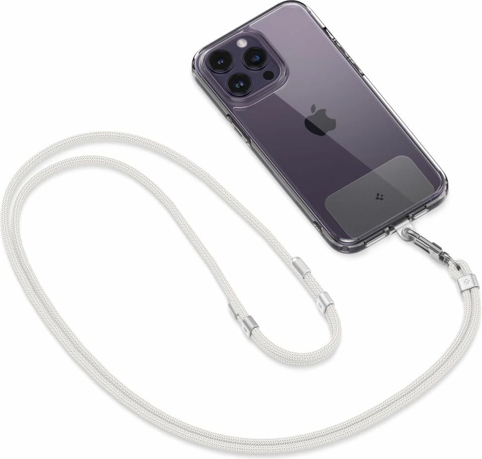 Set litarë universal Spigen me varëse dhe ConTag, i bardhë