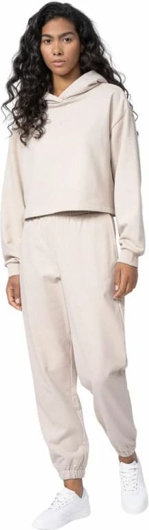 Pantallona për femra 4F, krem