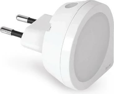 Dritë nate LED MEGAMAN 0.4W me sensor drite, Bardhë