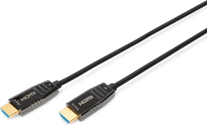 HDMI kabllo Digitus AK-330126-300-S, 30m, 8K, HDMI 2.1, e zezë