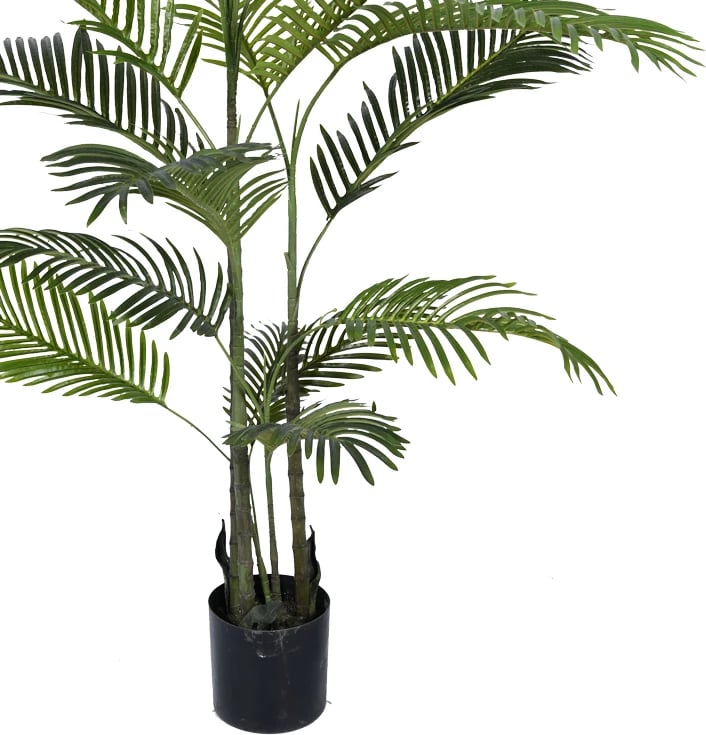 Bimë dekorative Areca III në vazo, ngjyrë e gjelbër, H180cm Bimë dekorative Areca III në vazo, ngjyrë e gjelbër, H180cm