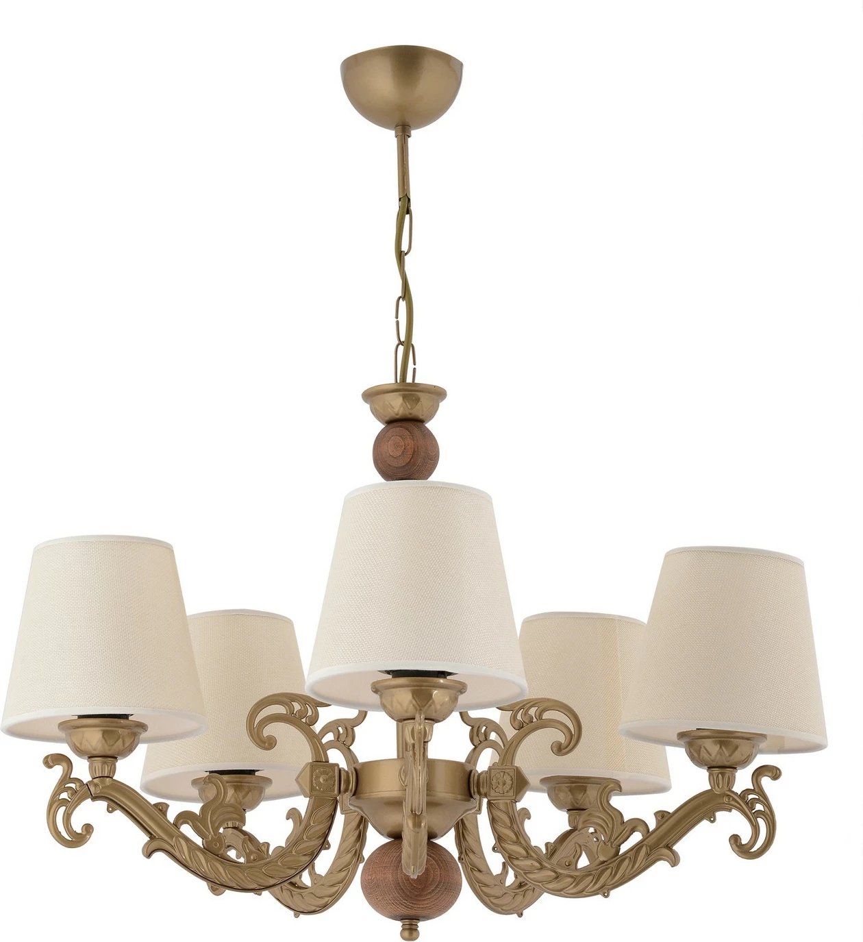 Llambadar Opviq Fiona, dru, e bardhë, ari, kafe