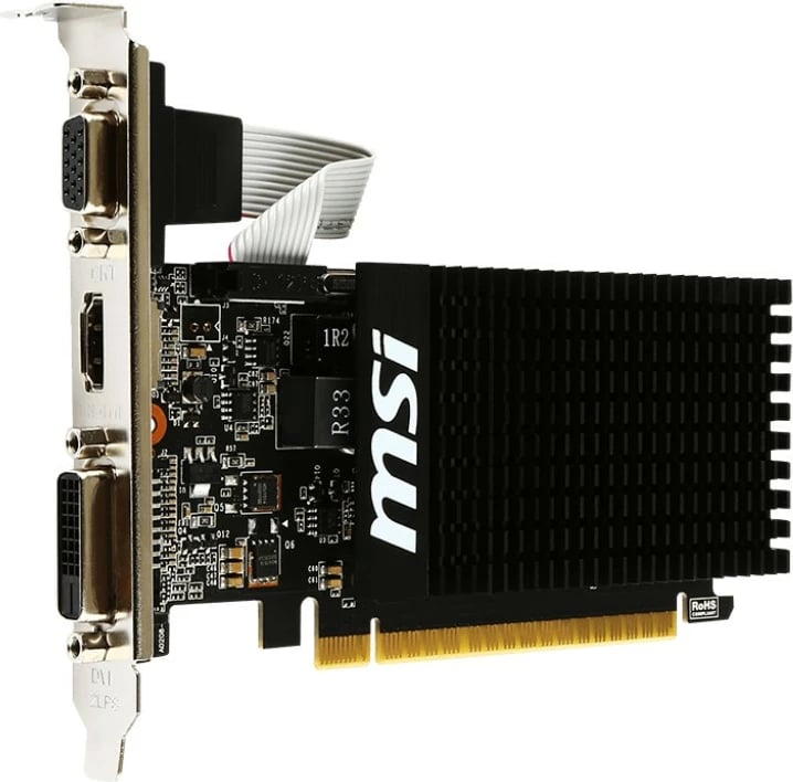 Kartelë grafike MSI GeForce GT 710, 2GB DDR3, 64-bit, PCI-E, HDMI/DVI/VGA