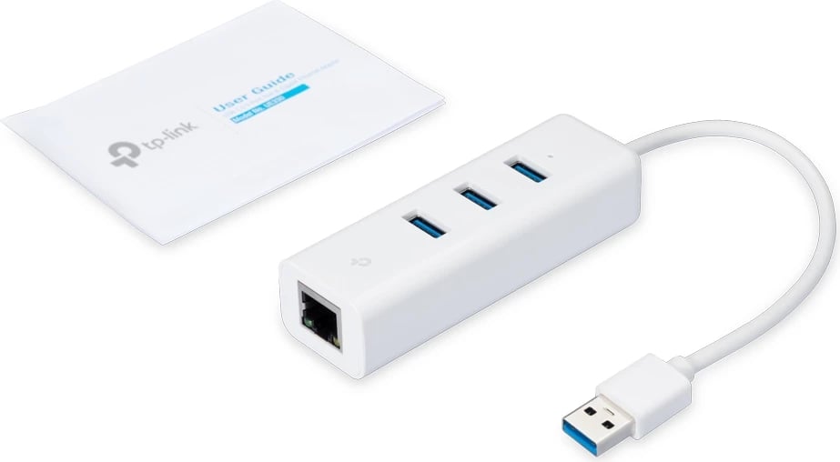 Port replikator laptop TP-LINK UE330, USB 3.0, i bardhë