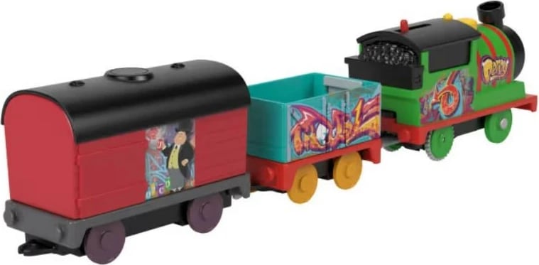 Lodër tren Fisher Price Thomas & Friends HFX97/HTN41, shumëngjyrëshe, set