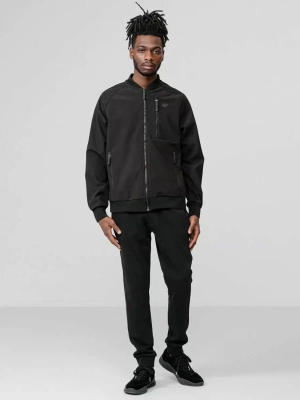 Xhaketa softshell për meshkuj 4F, e zezë
