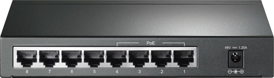 Switch TP-Link 8-Port Gigabit Desktop PoE, Managed, Ethernet (10/100/1000)