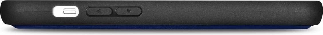 Mbështjellës iCarer Wallet Case 2in1 për iPhone 14, lëkurë natyrale, Anti-RFID, Blu