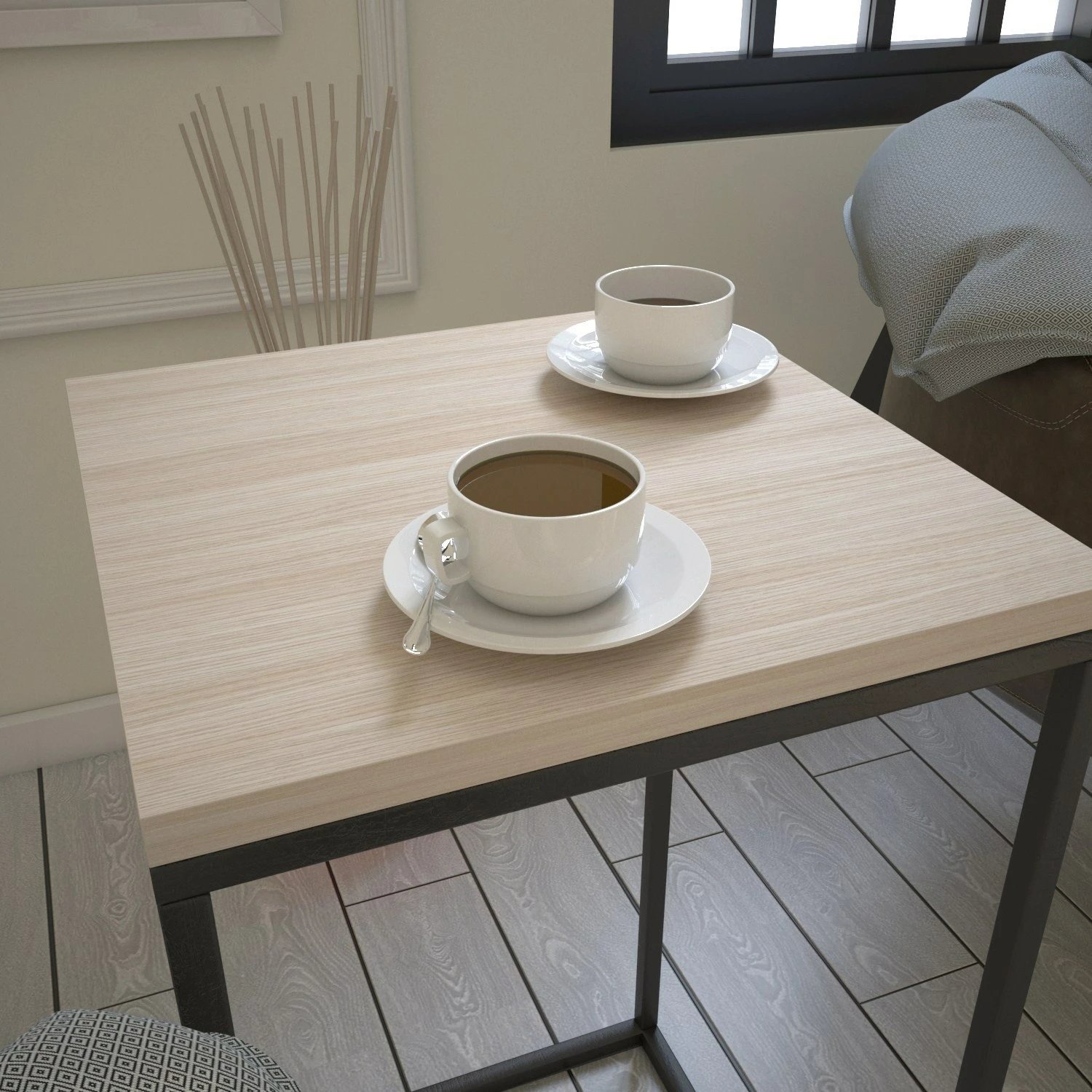 Tavolinë anësore Hanah Home, ngjyrë lisi, Pure