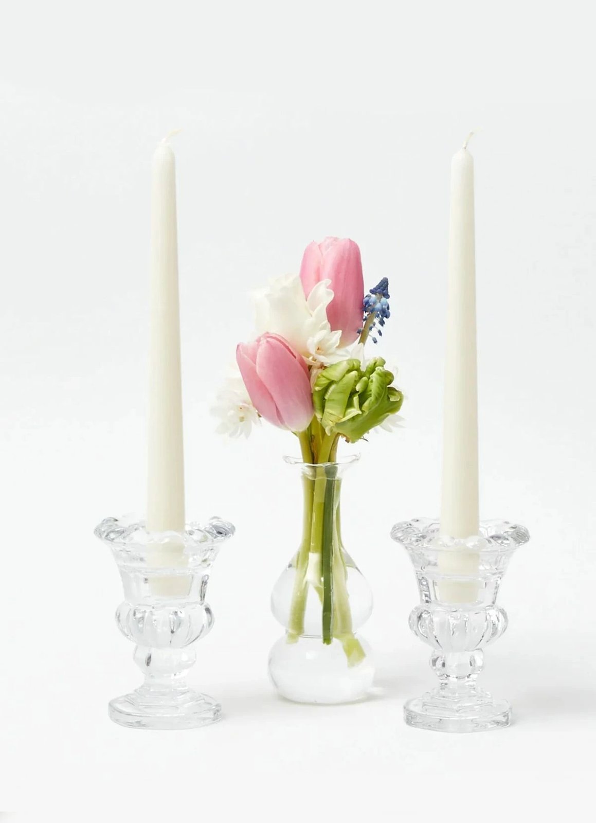 Set qirinjsh (2 copë), Evila Originals, Pastel 2, të bardhë