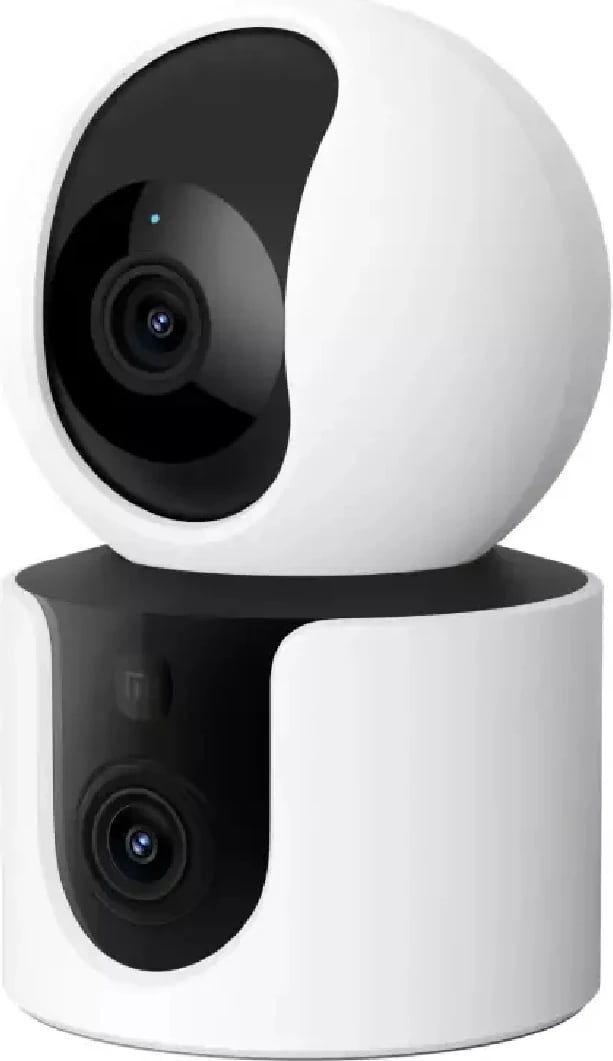 Kamerë smart, Xiaomi, C300 Dual EU, 3MP dy lente 2304×1296, pan/tilt 360° me ndjekje AI, Wi‑Fi 2.4/5 GHz, e brendshme, e bardhë