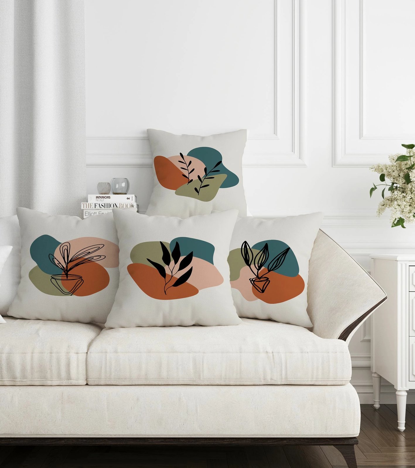 Set mbulesash jastëkësh (4 copë), dizajn Aberto, ASR-plw4 - 17