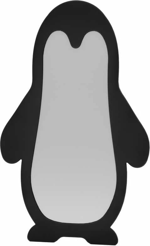 Pasqyrë qëndrore formë pinguini, ngjyrë e zezë, Skye Decor