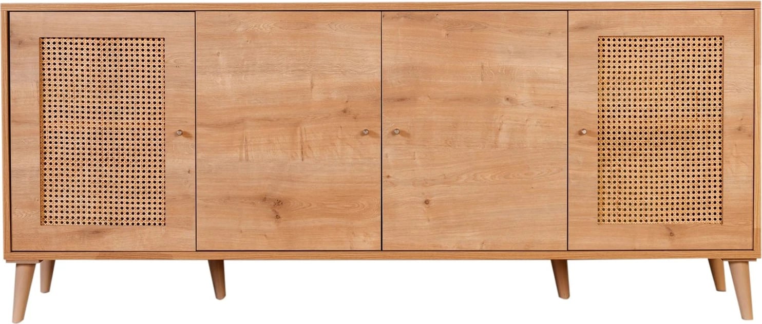 Konsol Skye Decor, hazeran, ngjyrë lisi