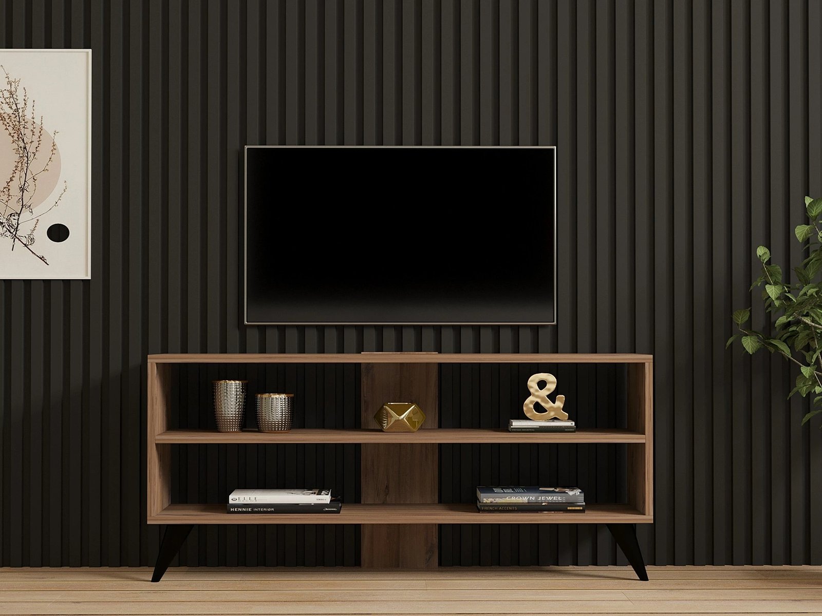 Komodë për TV, ngjyrë Atlantic Pine, Hanah Home, One