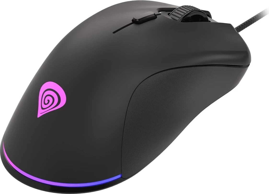 Maus gaming GENESIS Krypton 200, 6400 DPI, me kabllo, i zi