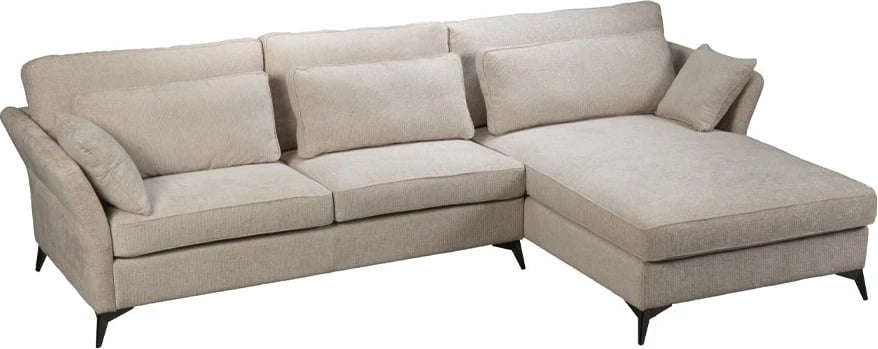 Kënd divani Parfait, këndi djathtë, ngjyrë bezhë Legacy 15, 307x185x92