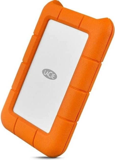 Kasë e jashtme LaCie Rugged 5TB, 2.5", USB Type-C, Portokalli/Gri