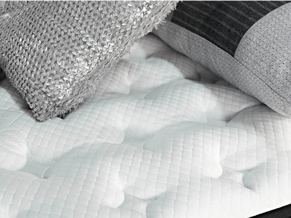 Dyshek visko aloe vera roll pack, bardhë-antracit, 200x160x31cm